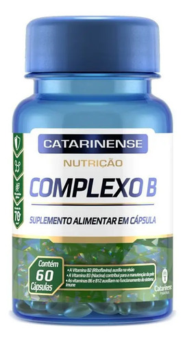 Vitaminas Complexo B Catarinense Pharma - 60 Cápsulas Sabor Sem sabor