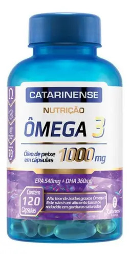 Catarinense Nutricao Omega 3 1000 mg 120 cps L:70715 NA