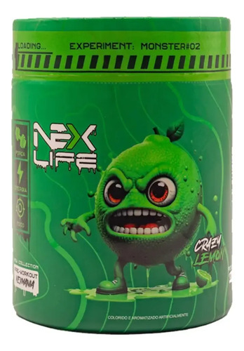 Pre treino Cafeina Nexlife Sabor Limão 300g