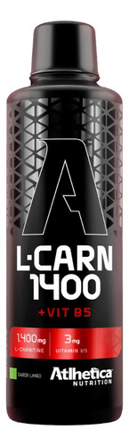 L-carnitine 1400 480ml - Pro Series - Atlhetica Nutrition - LIMAO