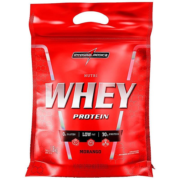 Nutriwhey Morango Pouch 1,8kg - Integralmedica