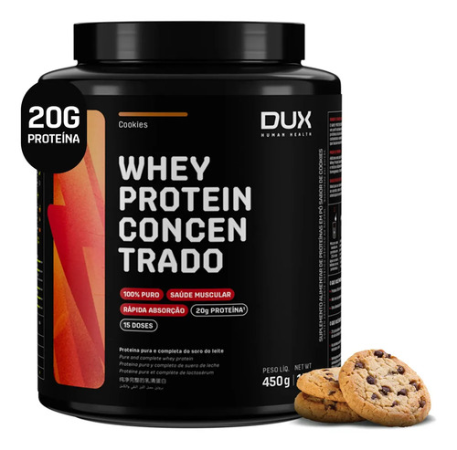 WHEY PROTEIN CONCENTRADO DUX 450G - BUTTER COOKIES