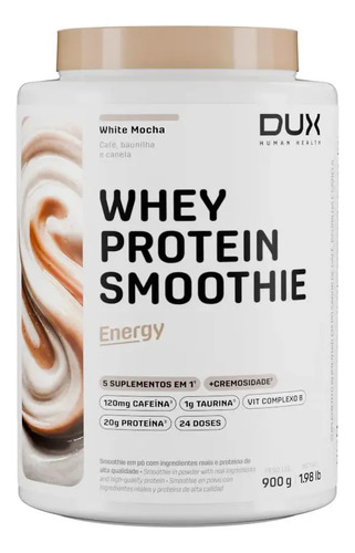 WHEY PROTEIN SMOOTHIE ENERGY DUX 900G - WHITE MOCHA