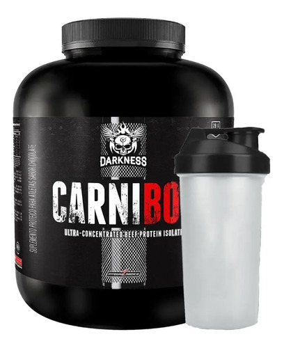 Suplemento Em Po Carnibol 1,8kg Choco Darkness Sabor Chocolate