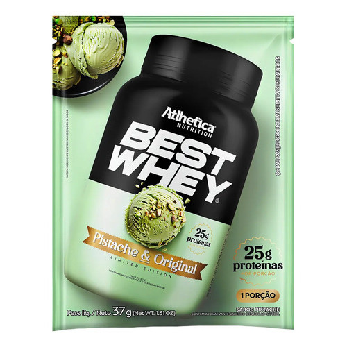(SACHE ) BEST WHEY SACHETS DE 37G PISTACHE & ORIGINAL