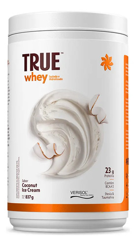 TRUE WHEY COCONUT ICE CREAM 837G