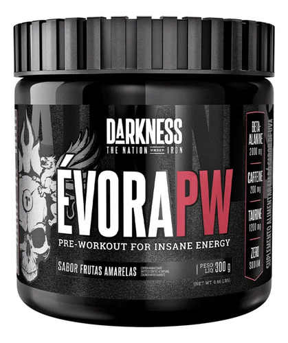 EVORA FRUTAS AMARELAS 300G - DARKNESS INTEGRALMEDICA