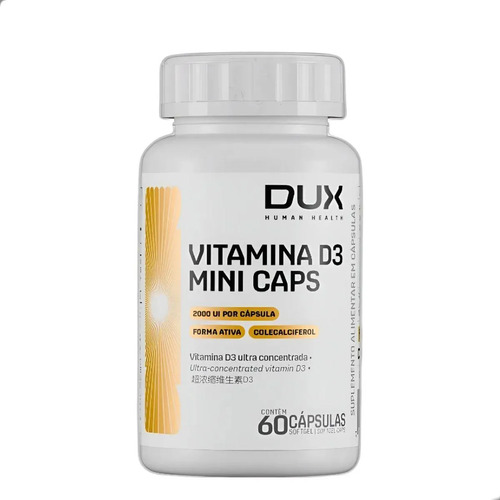 VITAMINA D3 - 60 CAPS - DUX NUTRITION