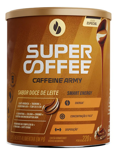 SUPERCOFFEE 3.0 - DOCE DE LEITE 220G CAFFEINE ARMY