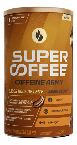 SUPERCOFFEE 3.0 - DOCE DE LEITE 380G - CAFFEINE ARMY