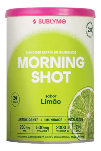 MORNING SHOT 2.0 - LIMAO 144G - SUBLYME - CAFFEINE ARMY