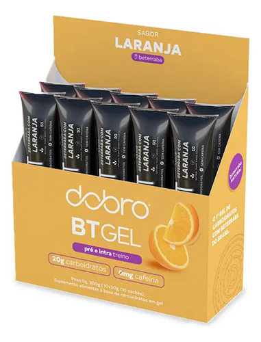 BT GEL DOBRO - BETERRABA COM LARANJA 10x30g