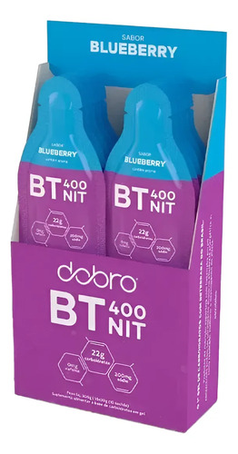 BT 400 NITRATO GEL DOBRO - BLUEBERRY 10x30g