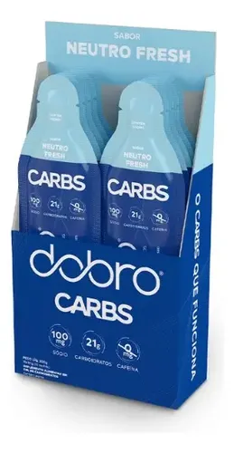 CARBS GEL 40 DOBRO - SABOR NEUTRO FRESH SEM CAFEINA