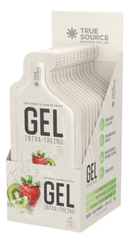 TRUE GEL INTRA TREINO - KIWI COM MORANGO DISPLAY C/ 10UNID