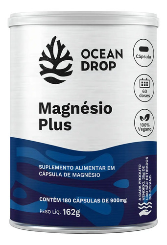 MAGNESIO PLUS TAURATO - OCEAN DROP -180 CAPS