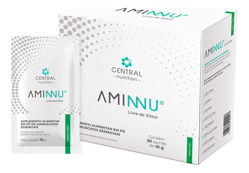 AMINNU LIVRE DE XILITOL 10G LIMAO 30 SACHES Central Nutrition
