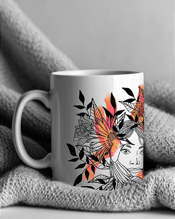 Caneca Série Matriarcas - A mãe que sonha e faz florescer