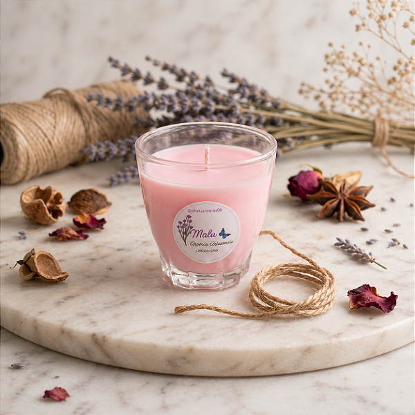 Vela Aromática Cereja