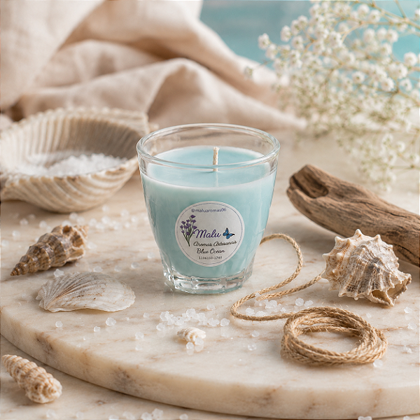 Vela Aromática Vidro 80 ml