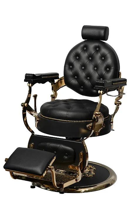 Cadeira de Barbeiro Royal Gold PD