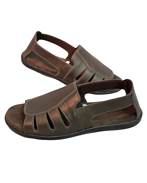 Sandália anatômica Masculina de couro