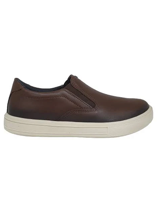 Sapatênis Pegada Slip On Masculino Tabaco