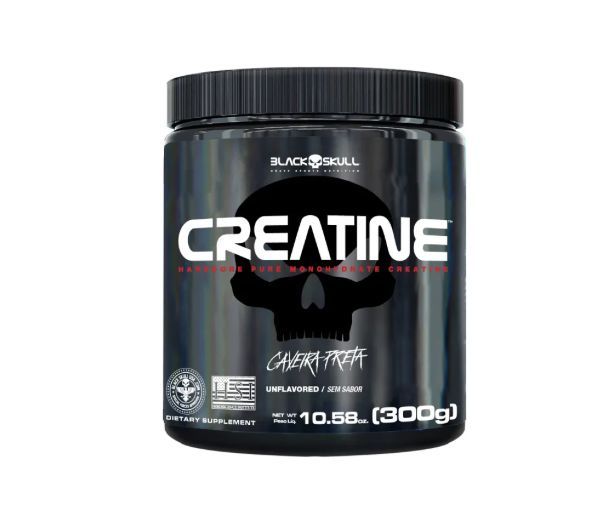 CREATINA REFIL 500G CAVEIRA PRETA BLACK SKULL