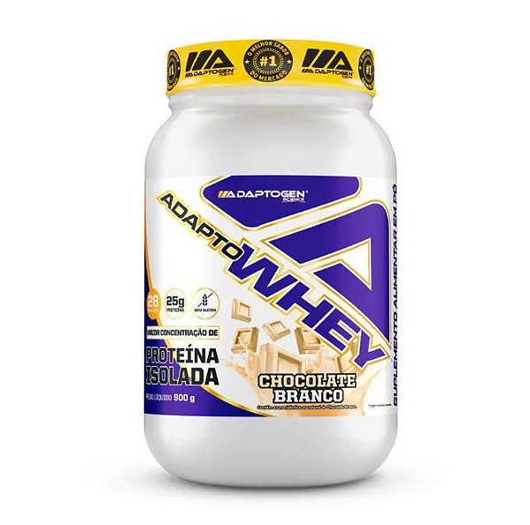 ADAPTO WHEY CHOCOLATE BRANCO 900G ADAPTOGEN
