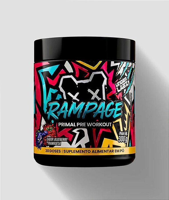 RAMPAGE BLUEBERRY COM FRAMBOESA 300G