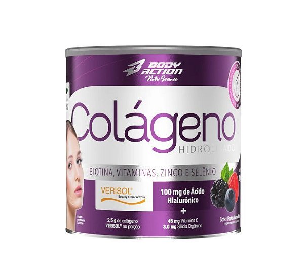 COLÁGENO FRUTAS VERMELHAS 200G BODY ACTION