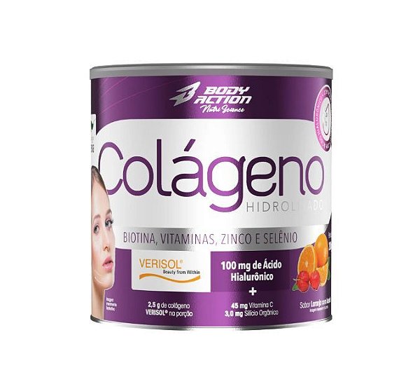COLAGENO LARANJA COM ACEROLA 200G BODY ACTION