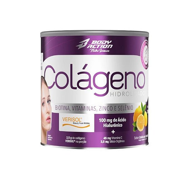 COLAGENO LIMAO CLOROFILA 200G BODY ACTION