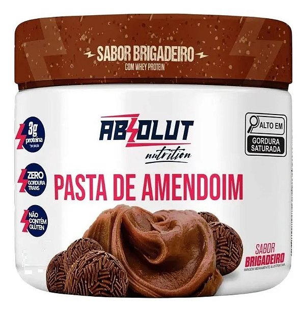 PASTA AMENDOIM BRIG PROT 500G ABSOLUT