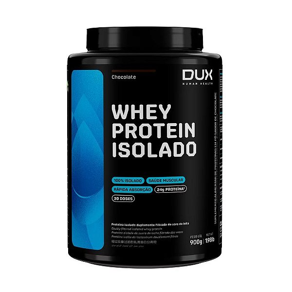 WHEY PROTEIN ISOLADO CHOCOLATE 900G DUX
