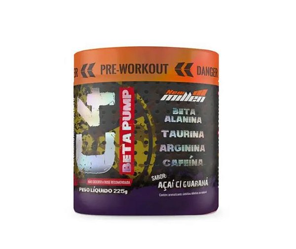 PACK 4 BETA PUMP PRE WORKOUT 225G