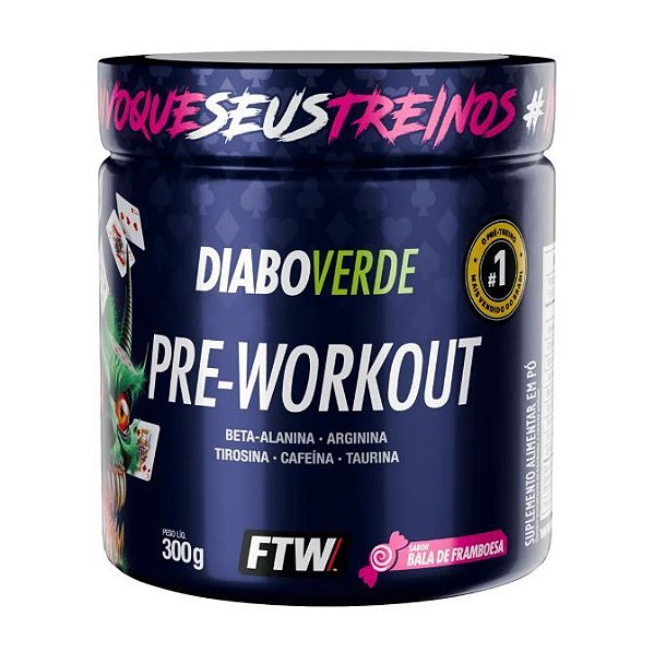 PRE WORKOUT 300G DIABO VERDE