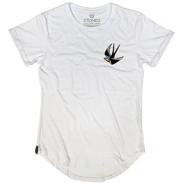 Camiseta Longline Free Bird