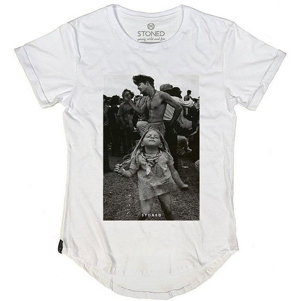 Camiseta Longline Woodstock