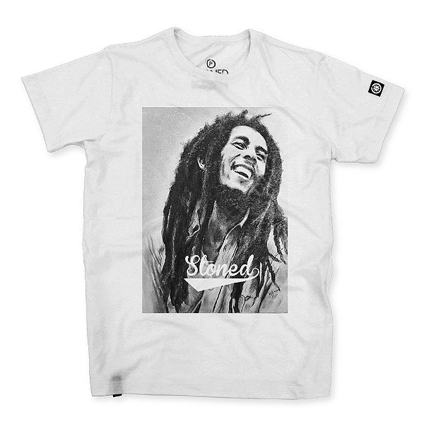 Camiseta Bob Marley - Stoned - Stoned - Moda masculina e feminina  sustentável