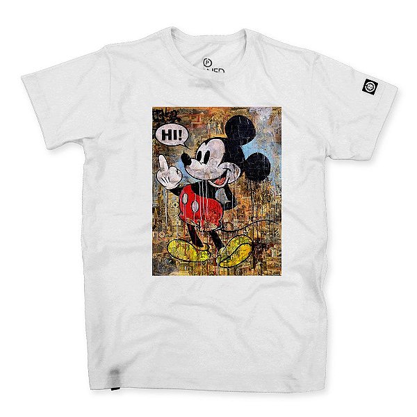 Camiseta Hi Mickey Mouse