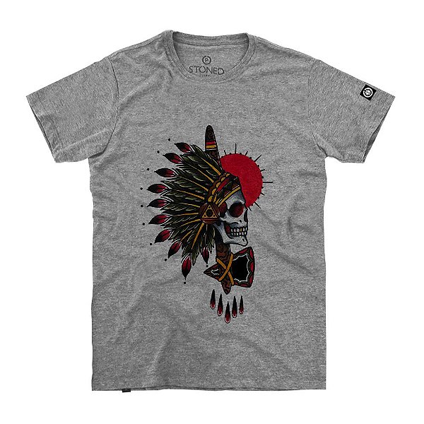 Camiseta Indian Chief Skull