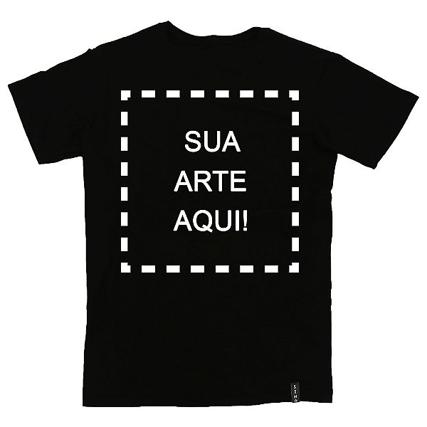 Camiseta Personalizada Frente e Verso