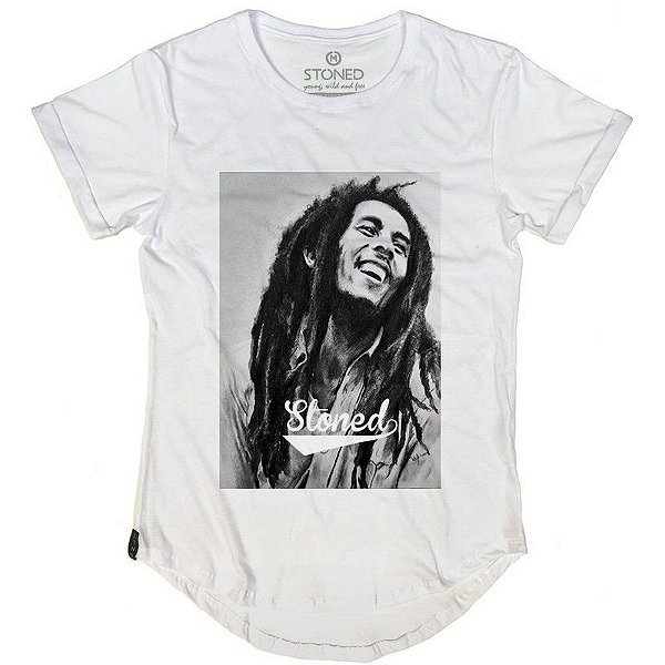 Camiseta Longline Bob Marley