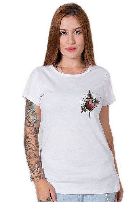 Camiseta Feminina Classic Heart