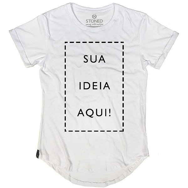 Camiseta Longline Personalizada | Compre online - Stoned - Moda masculina e  feminina sustentável