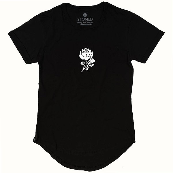 Camiseta Longline Rose