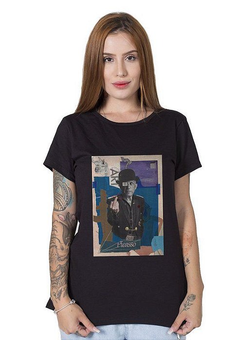 Camiseta Feminina Picasso Art