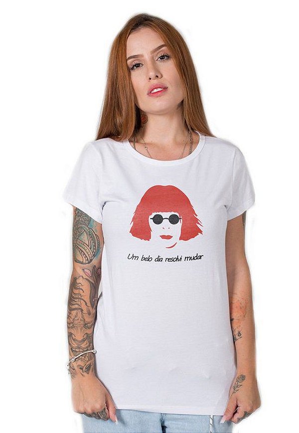 Camiseta Feminina Rita Lee Glasses