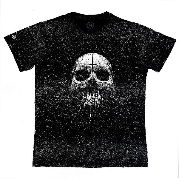 Camiseta Estonada Melting Skull